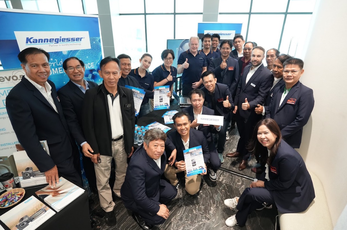 Kannegiesser connects with Thailand’s laundry club in Bangkok