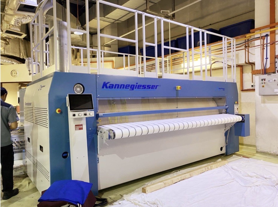 New ironer line enhances laundry efficiency for luxury hotel in Malaysia
